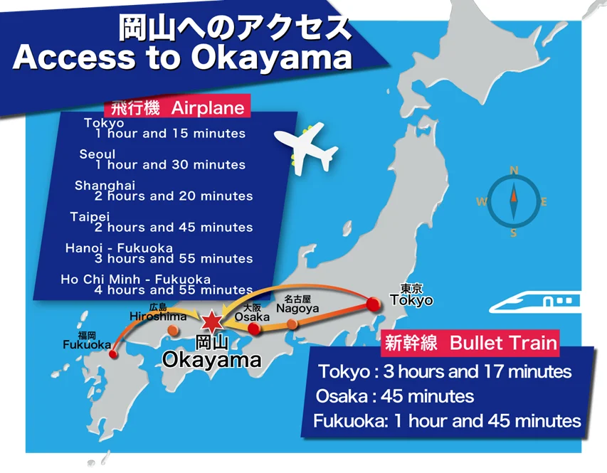 Access to Okayama