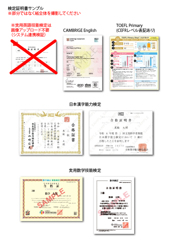 検定画像サンプル