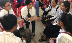 カンボジアの高校生への意識調査